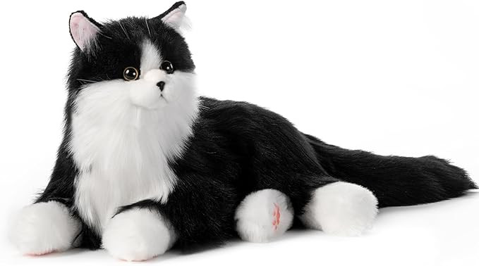 Chongker Interactive Companion Robot Cat Pets, Handmade Weighted Stuffed Animals, Cat Plush Toy w... | Amazon (US)