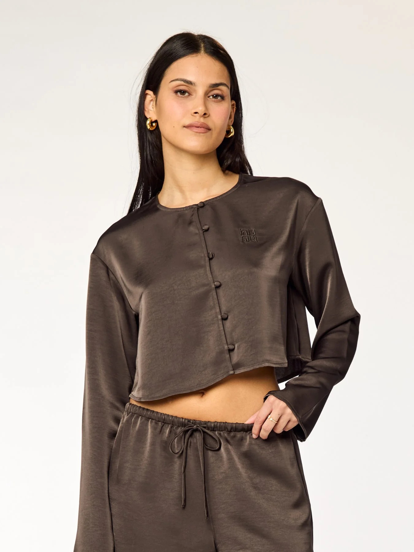 IVY - Blouse • Dark Oak | Ninety-9