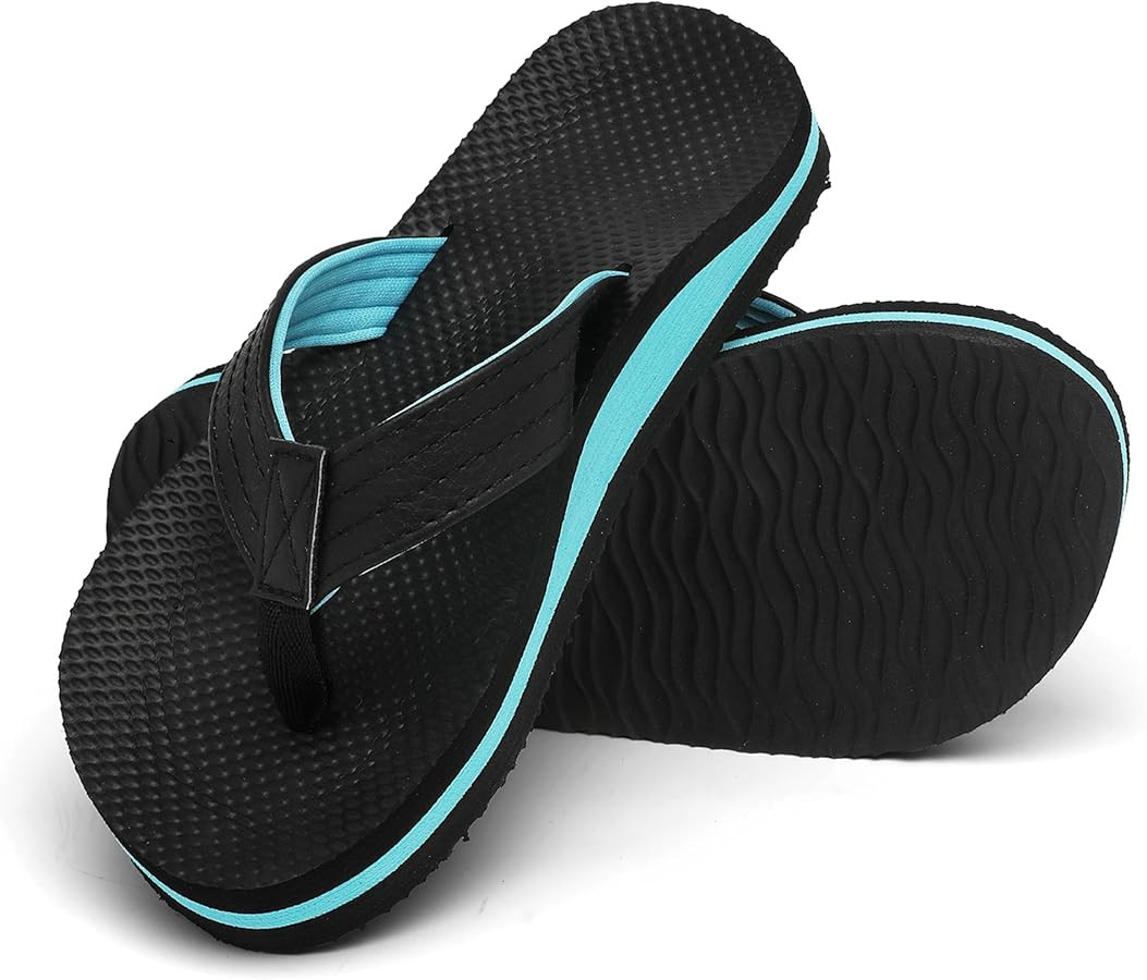 INMINPIN Kids Boys Girls Flip Flops Comfort Quick-Dry Beach Pool Aqua Thong Sandals(Little Kid/Bi... | Amazon (US)