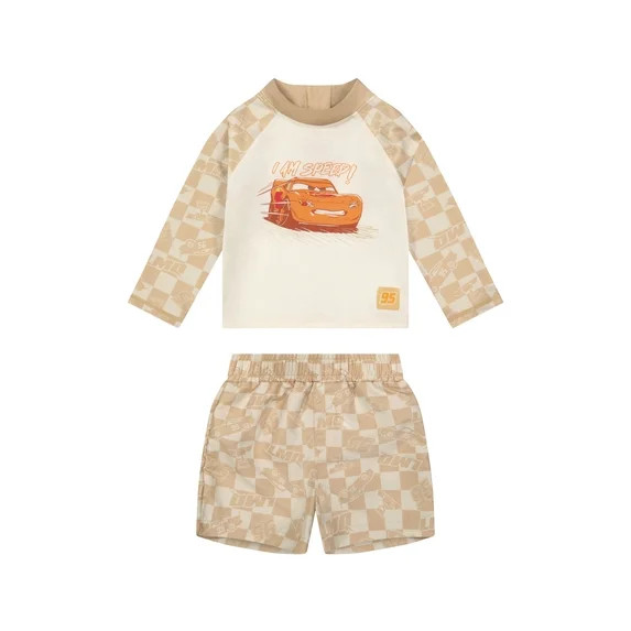Character Toddler Boy Rash Guard Swim Set, 2- Pieces, Sizes 12M- 5T | Walmart (US)