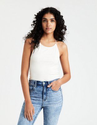 AE Soft & Sexy Bungee Strap Tank Top | American Eagle Outfitters (US & CA)