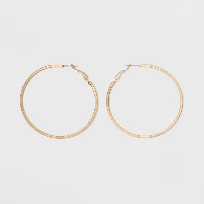 Thin Circle Hoop Earrings - Universal Thread™ | Target