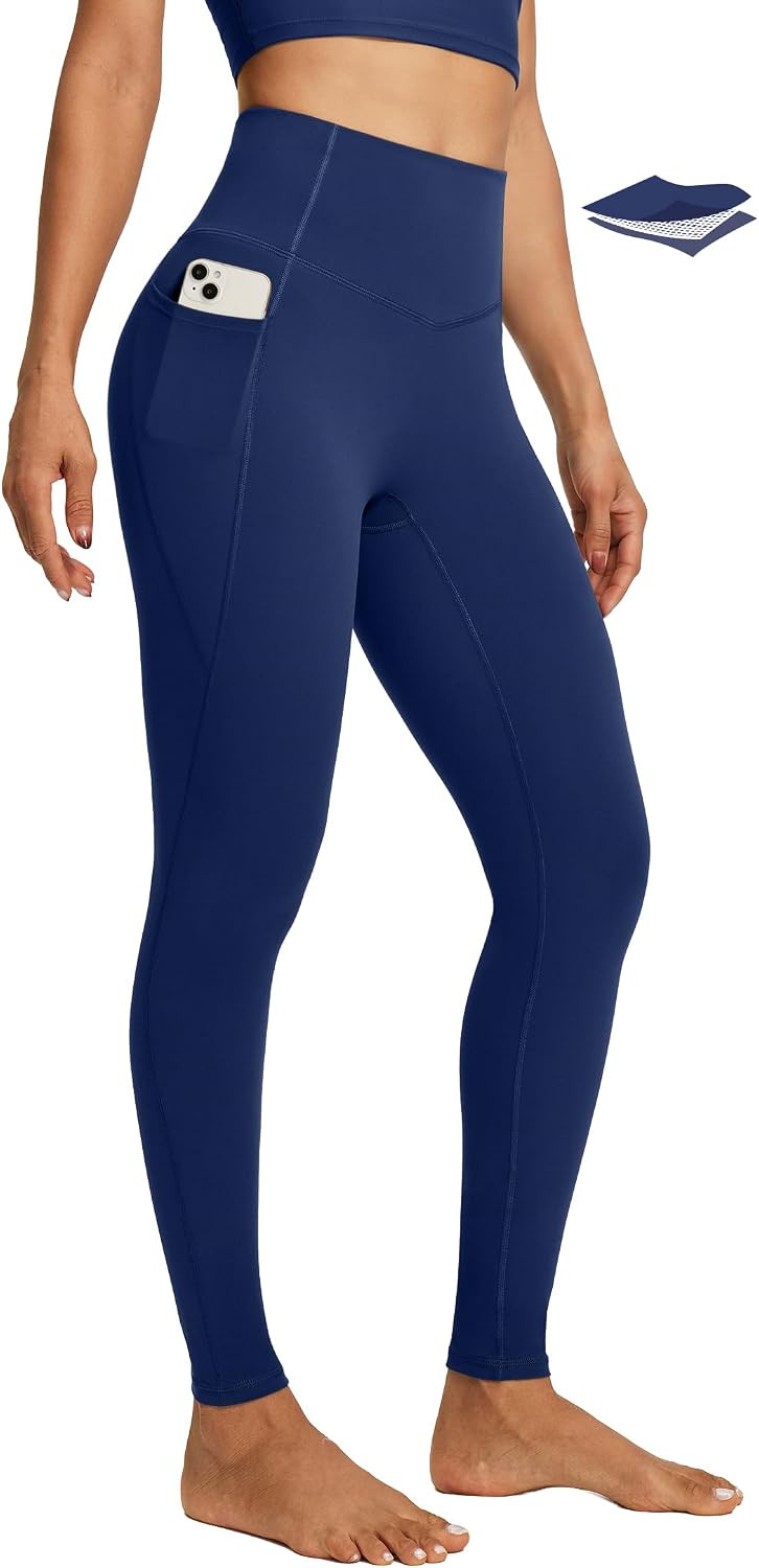 IUGA Workout Leggings with Pockets for Women Tummy Control Yoga Pants | Amazon (US)