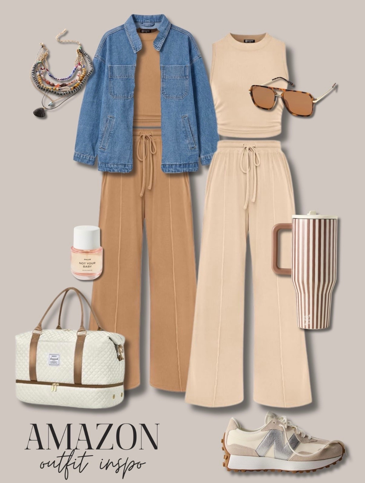 🤍 Comfy & cute outfit inspo from Amazon. This would make the perfect travel outfit too ✈️


#LTKgrwm #LTKTravel #LTKootd