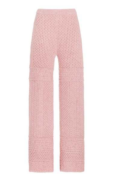 Fina Cable-Knit Wool-Blend Pants | Moda Operandi (Global)