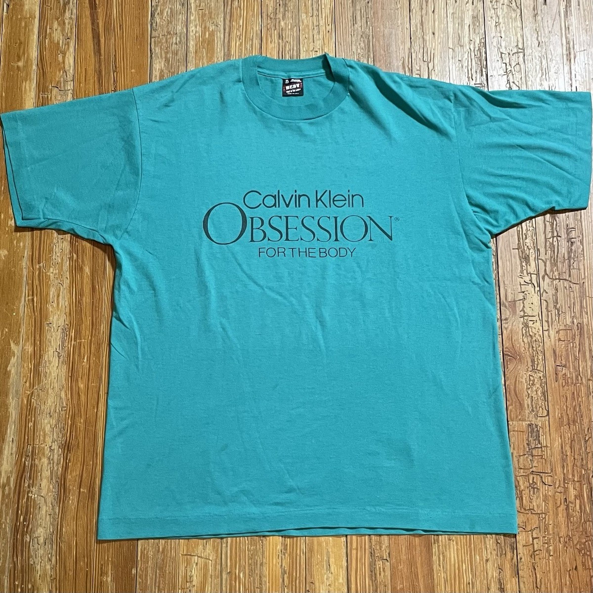 Vintage 80s Calvin Klein Obsession Shirt Size XL Fragrance CK Perfume Promo Tee | eBay | eBay US