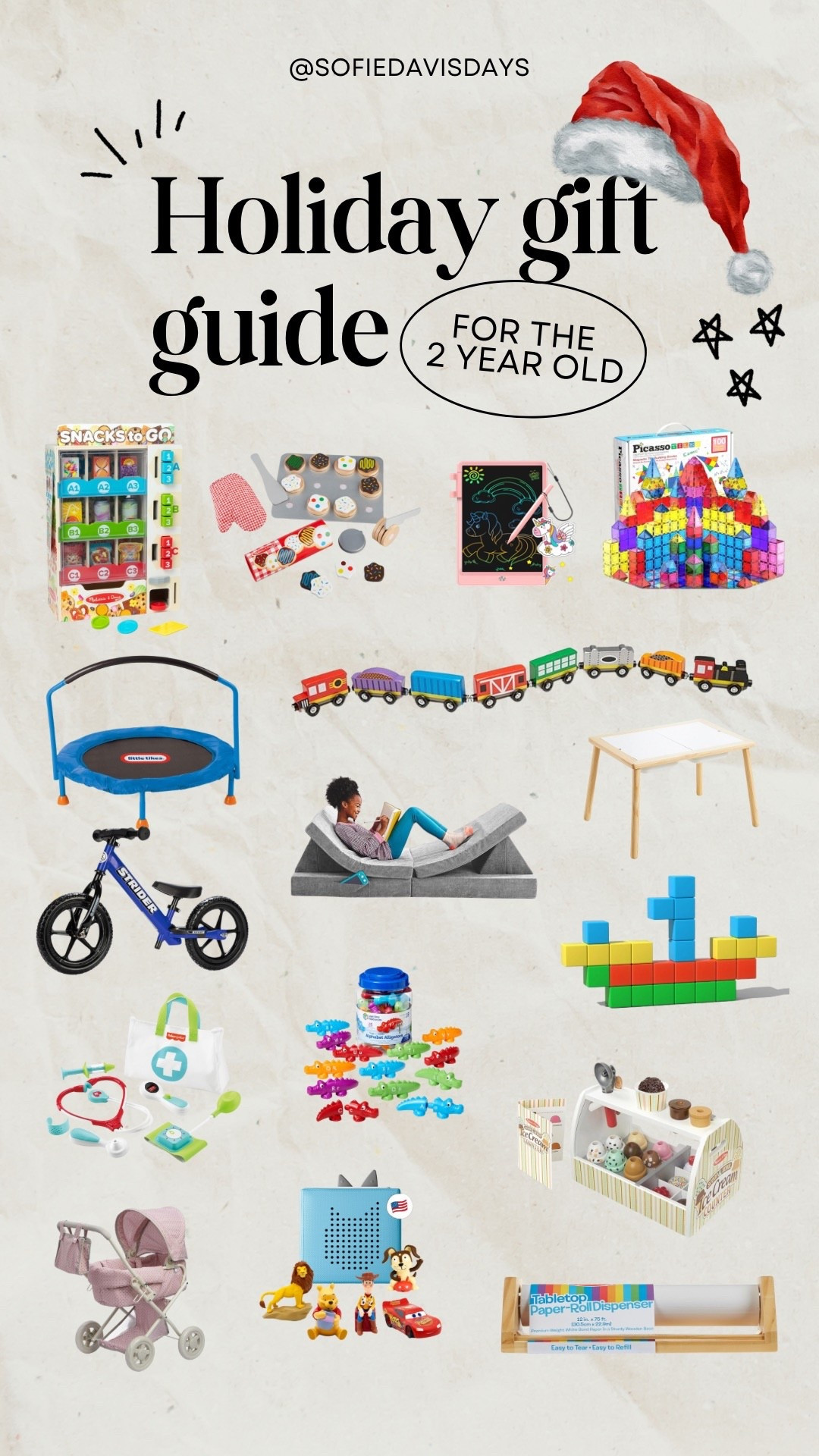 Gift ideas for the 2 year old!


Toddler gift guide, gifts for toddlers, 2 year old gift guide, 2 year old gifts 

#LTKGiftGuide #LTKFamily #LTKKids