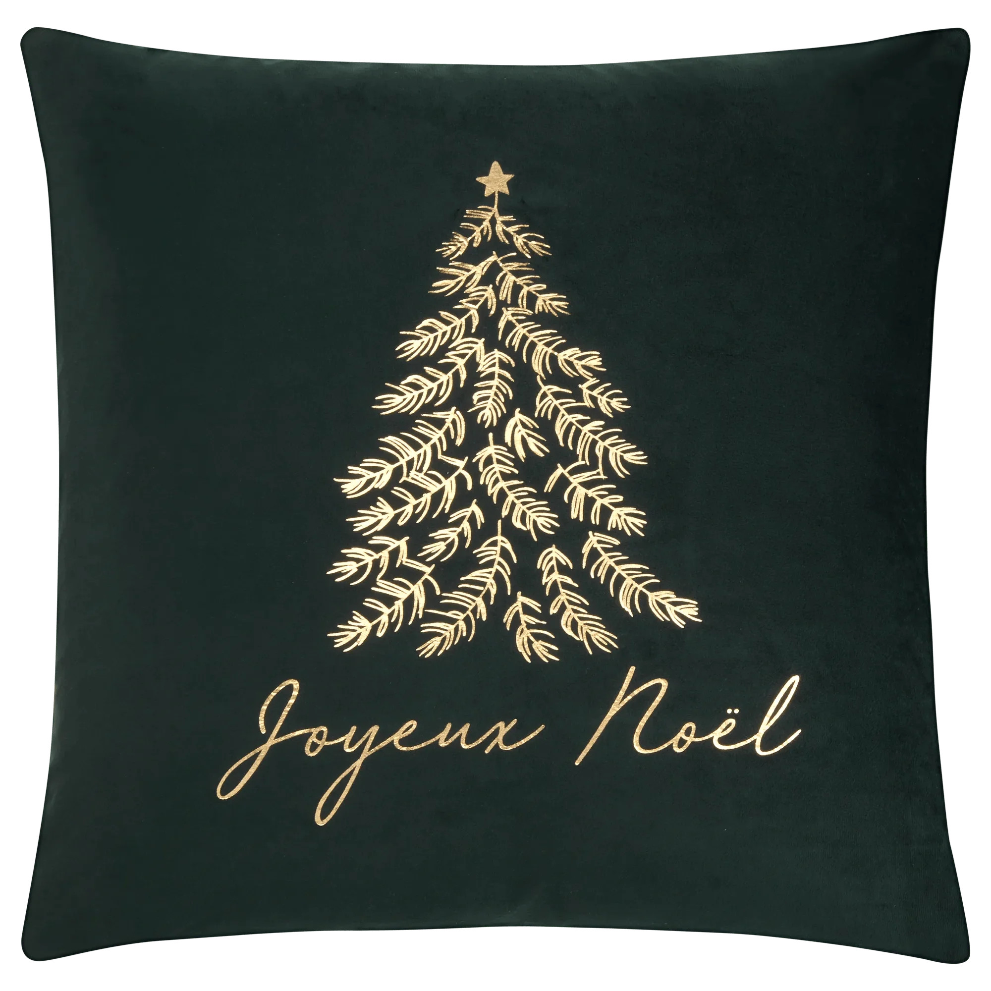 Kina Joyeux Noel Tree Velvet Cushion Cover | Bouclair