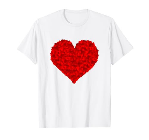 Red Heart Love Valentines for Girlfriend Women Him Her Girls T-Shirt | Amazon (US)