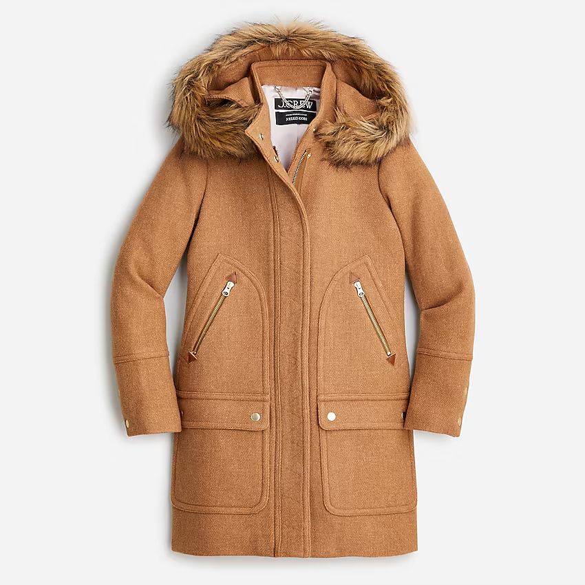 New chateau parka in Italian stadium-cloth wool | J.Crew US