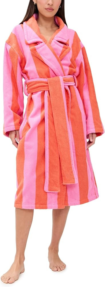 HOMMEY Women's Core Stripe Robe | Amazon (US)