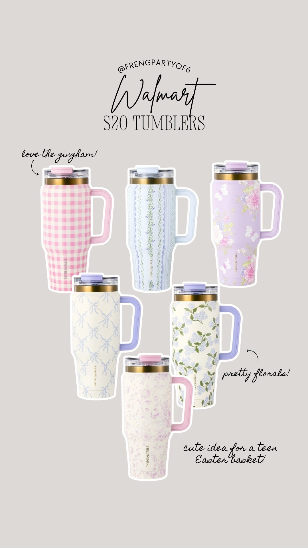 These $20 Walmart tumblers are so pretty! 

#LTKActive #LTKHome