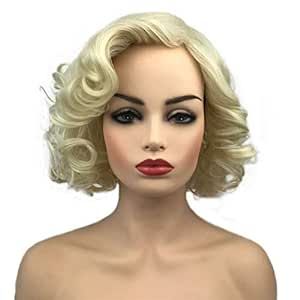 Aimole Women Short Curly Wig Synthetic Hair Cosplay Costume Halloween Party Daily Everyday Wear W... | Amazon (US)