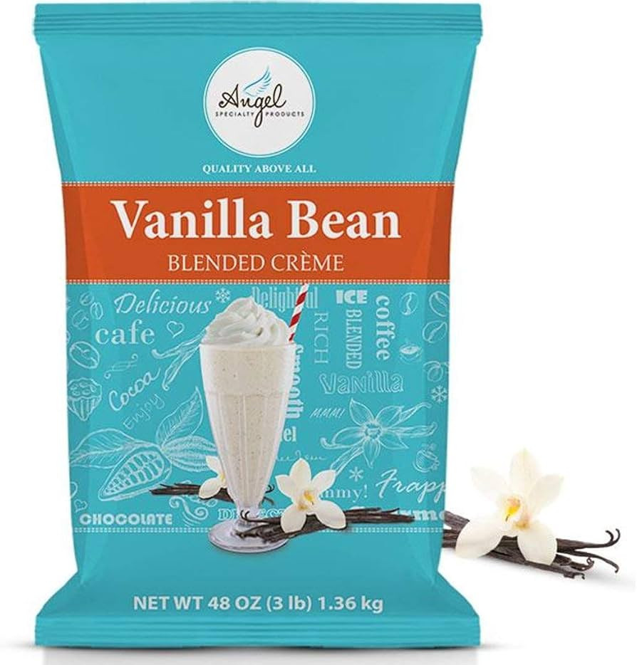 Angel Specialty Products, Blended Smoothie, Frappe Powder Mix, Vanilla Bean [3 LB] [34 Servings] | Amazon (US)