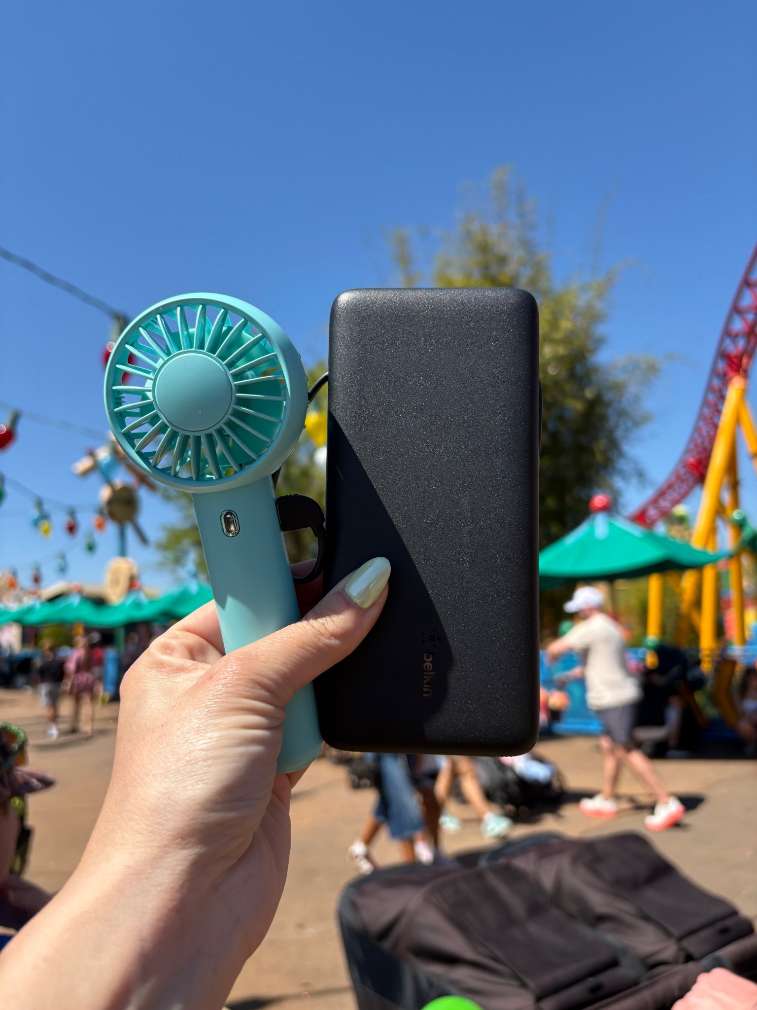 Disney heat in March was no joke, thank goodness for a portable charger & fan to cool off the kids. A MUST HAVE! 

#LTKKids #LTKTravel #LTKmomlife