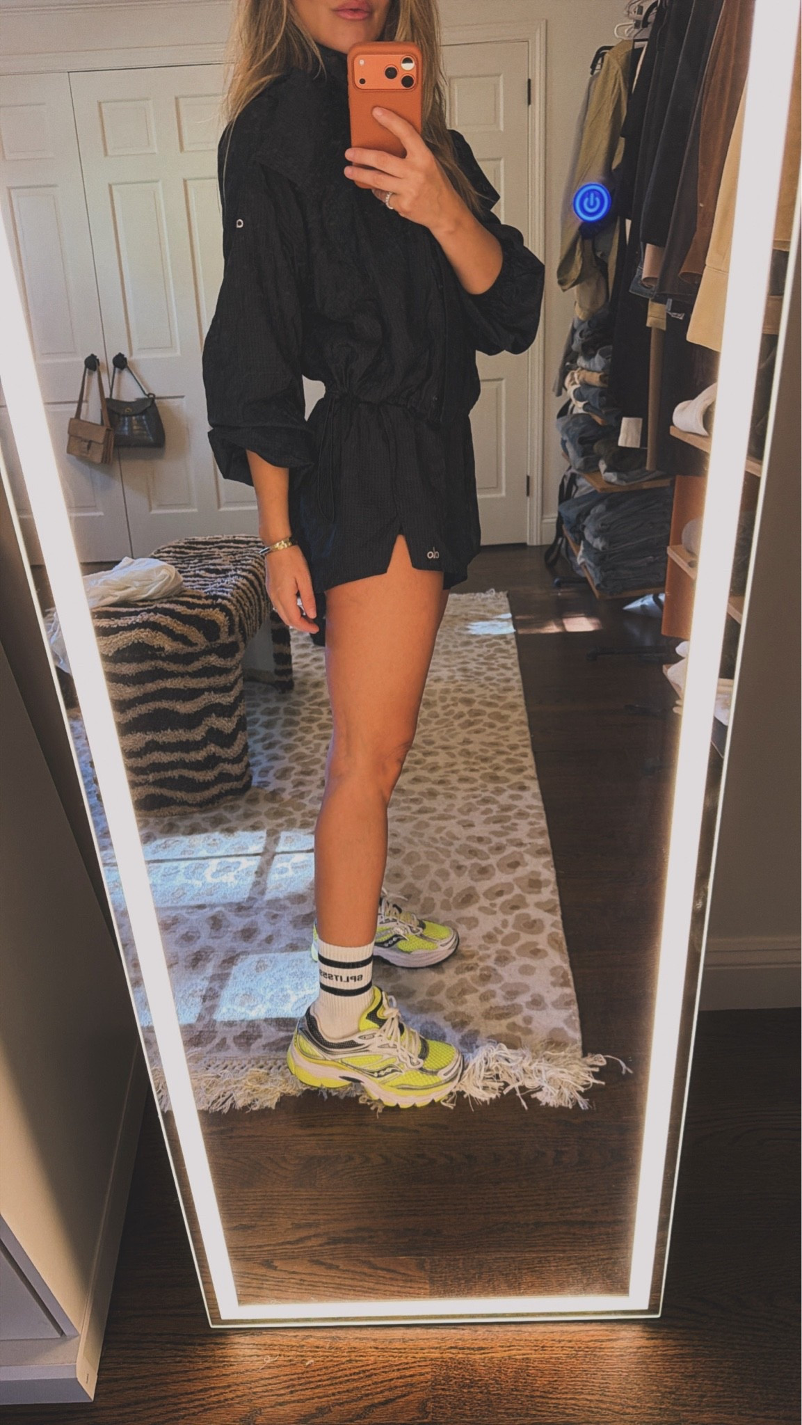 Jacket small 
Shorts small