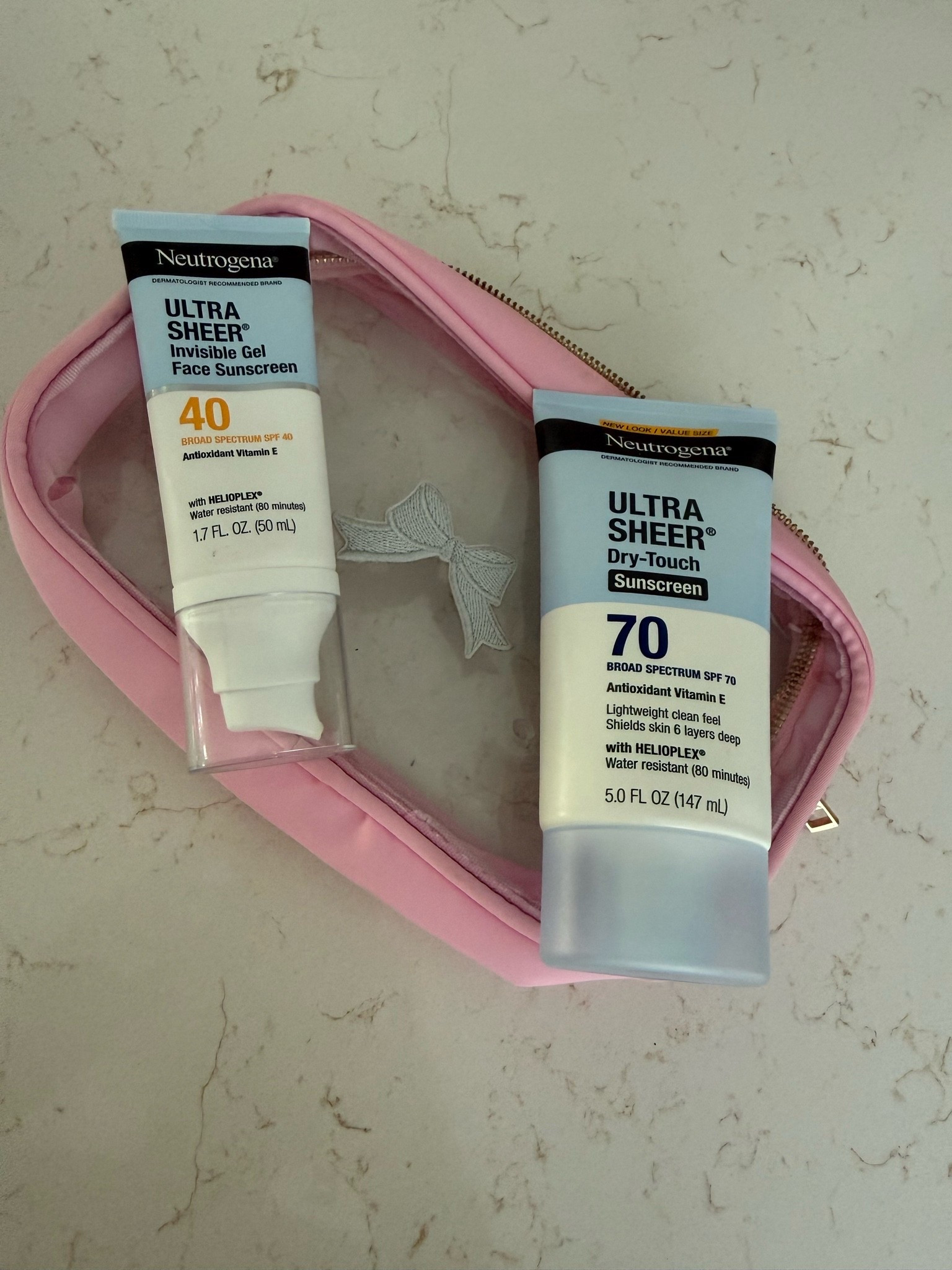 Ready for an afternoon at the Beach with my sunscreen from Neutrogena! I loved the ultra light feel it felt like I didn’t even put it on! I keep all my sunscreen in this KenzKustomz clear bag so they don’t spill all over and are easy to grab in the beach bags!

#LTKselfcare #LTKSwim #LTKTravel