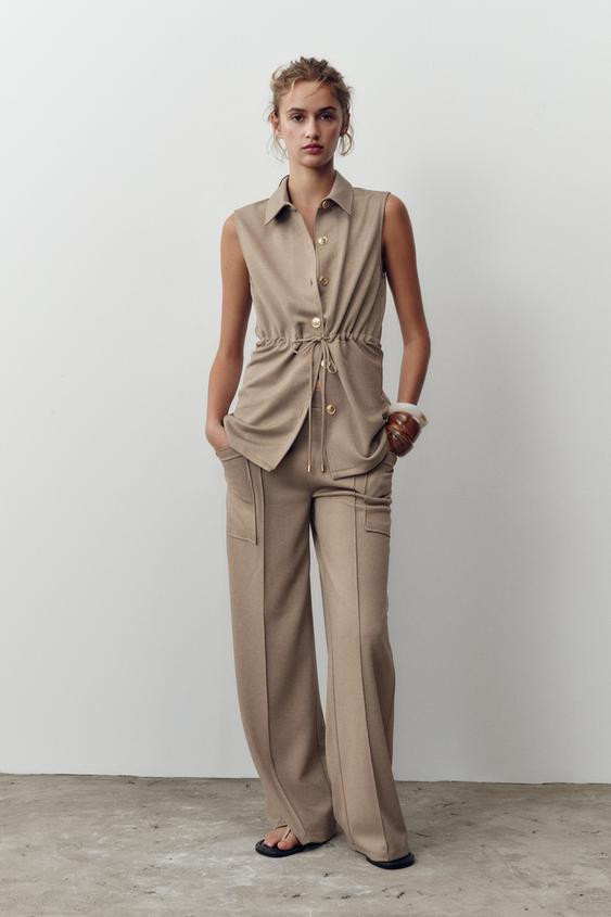 TWILL POCKET PANTS | Zara US