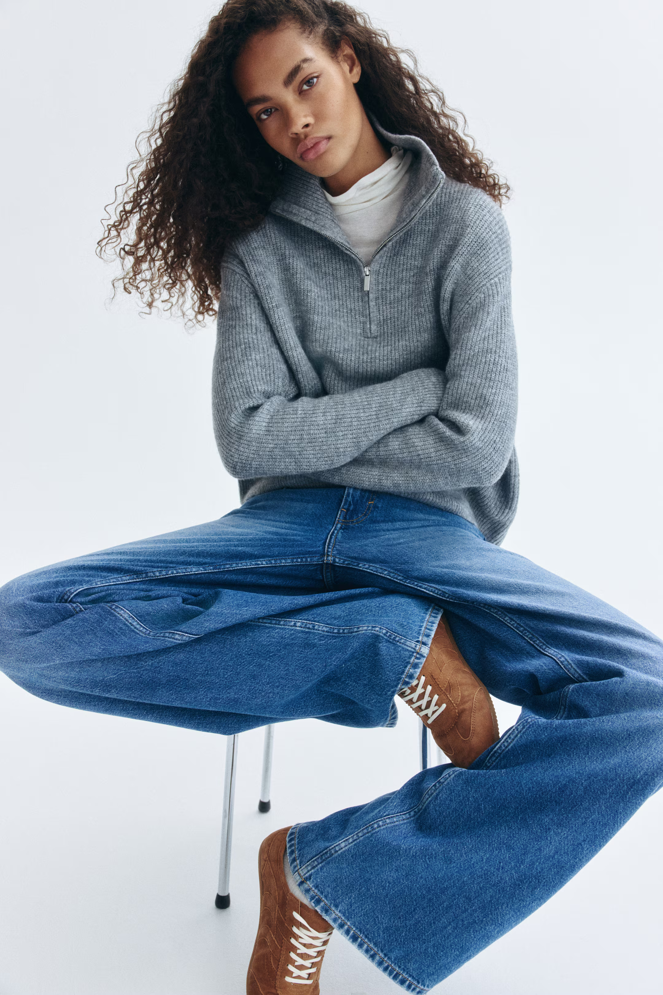 Pullover mit Zipper | H&M (DE, AT, CH, NL, FI)