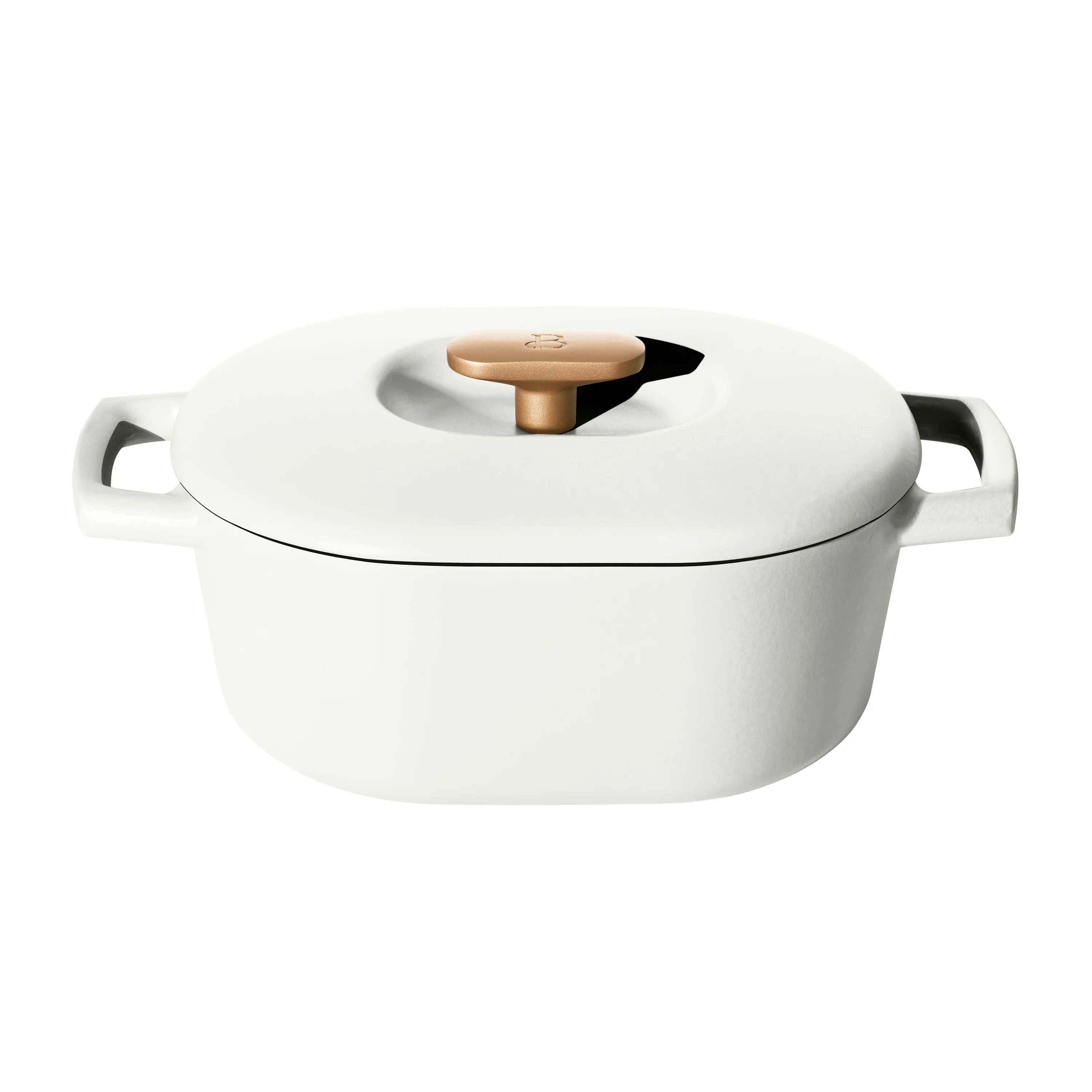 Beautiful 6QT Enamel Dutch Oven, White Icing by Drew Barrymore - Walmart.com | Walmart (US)