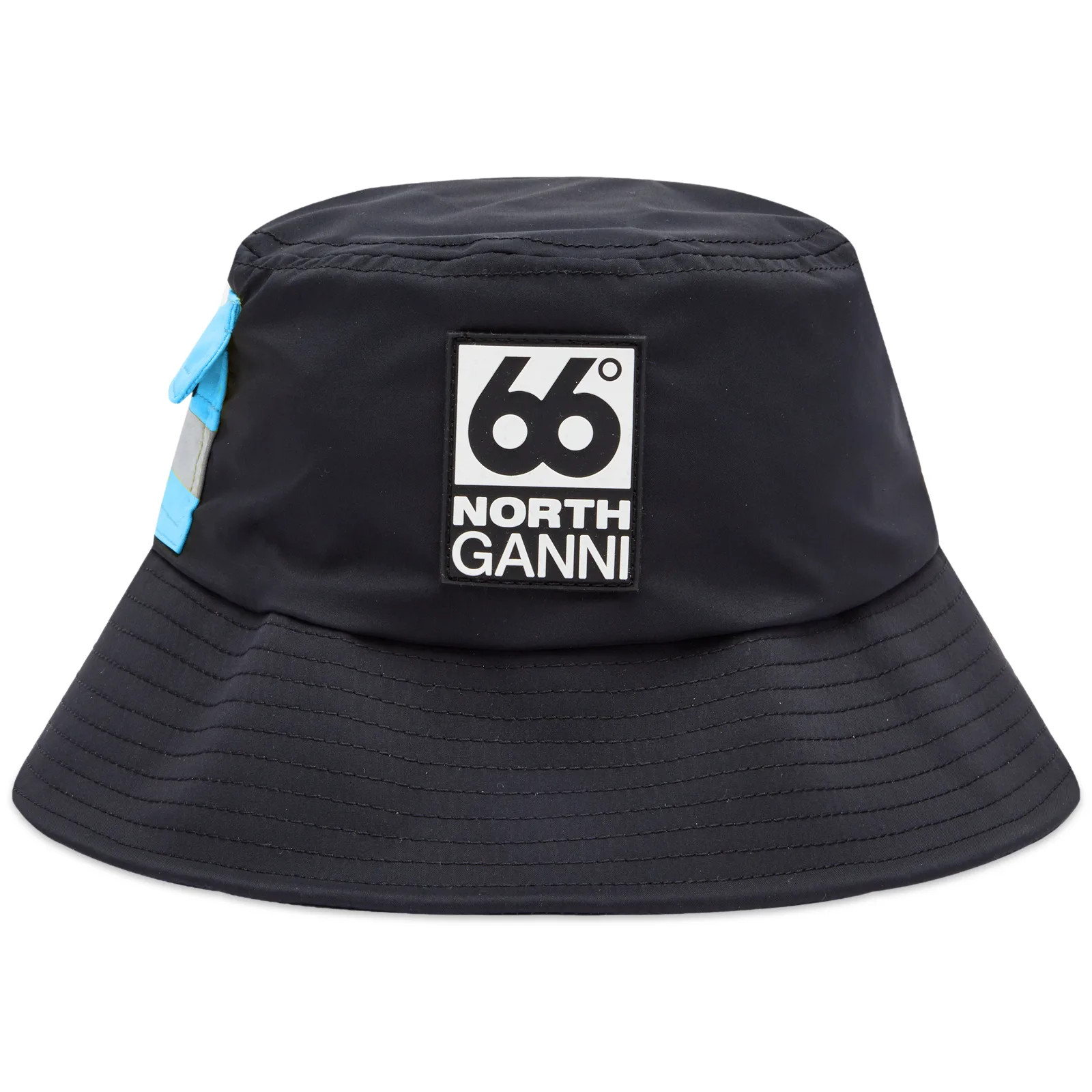 66° North x Ganni Tangi Neoshell Bucket Hat Blackish | END. (UK) | End Clothing (UK & IE)