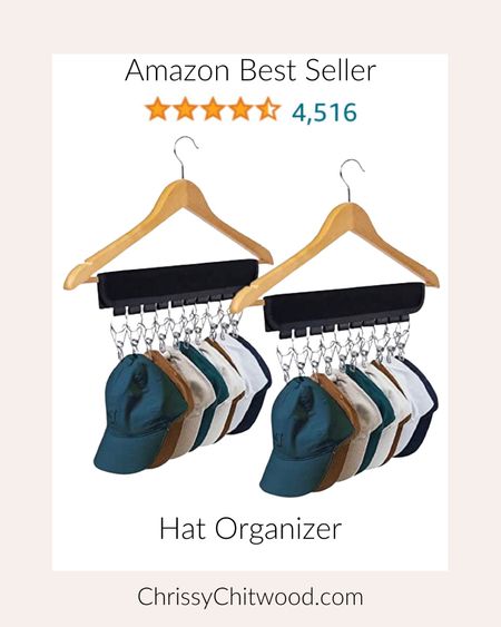 Amazon Best Seller: This hat organizer is great for organizing hats in a coat closet, wardrobe, bedroom, and more!

I also linked a bunch more Amazon best sellers.

Amazon finds, best seller, hanger hat rack, baseball cap hangers

#LTKhome #LTKFind #LTKunder50