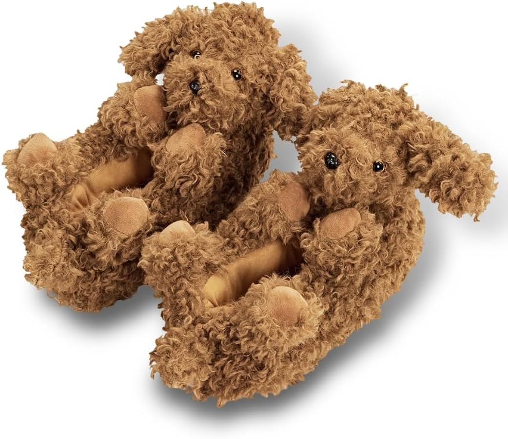 ooohyeah Funny Animal Hug Plush Slippers for Women, Novelty Cute Cozy Warm Slippers with Non-Slip... | Amazon (US)