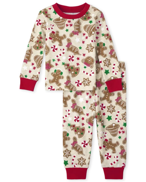 Unisex Baby And Toddler Christmas Long Sleeve Gingerbread Snug Fit Cotton Pajamas | The Children'... | The Children's Place