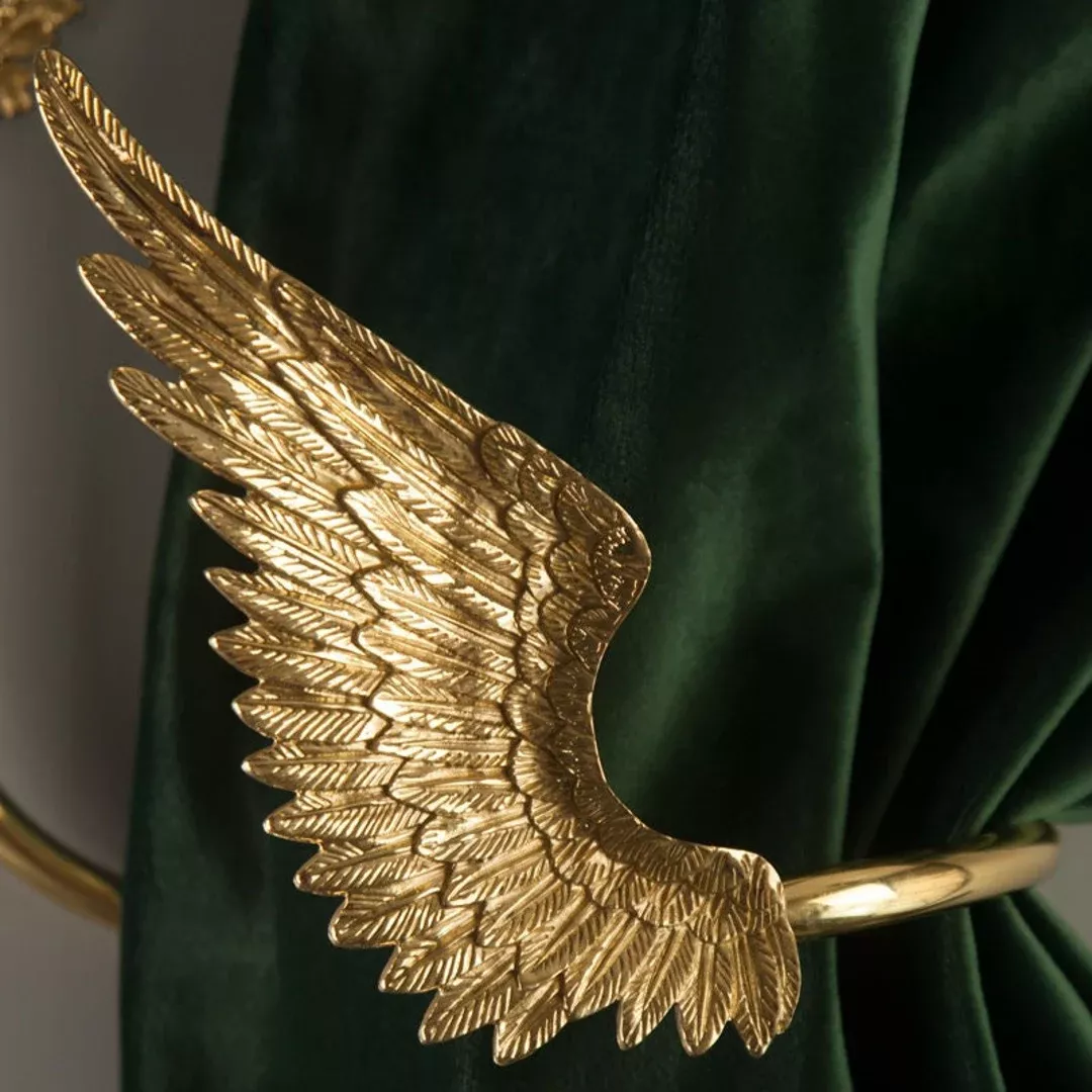 Angel Wings Solid Brass Curtain … curated on LTK