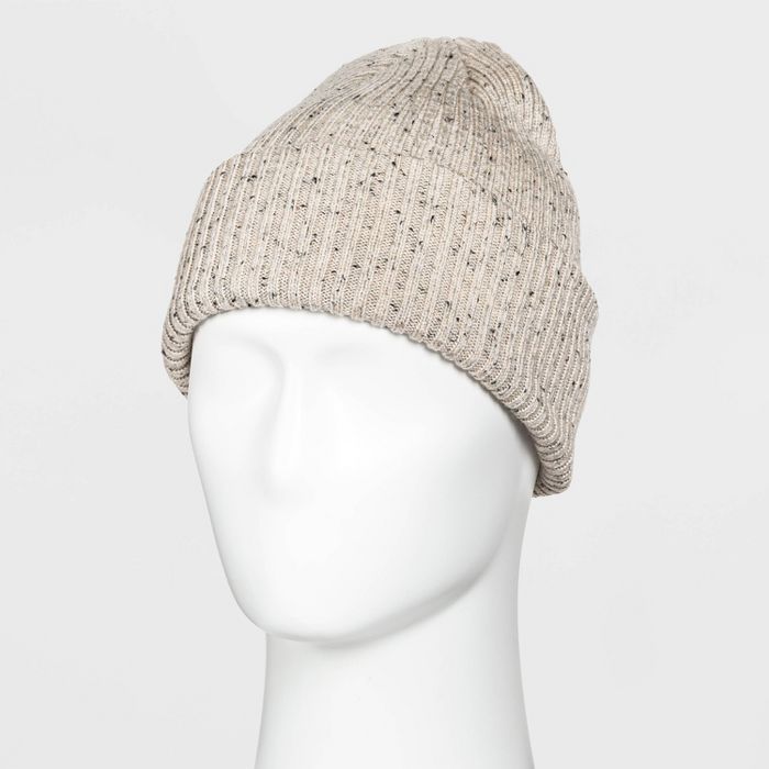 Men&#39;s Speckled Knit Beanie - Goodfellow &#38; Co&#8482; Gray One Size | Target