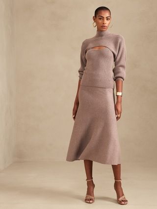 Ribbed Sweater Skirt | Banana Republic (US)
