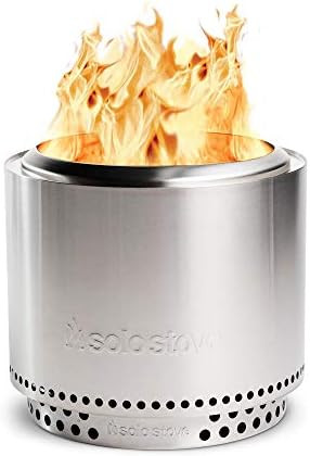 Solo Stove Bonfire Fire Pit with Stand 304 Stainless Steel Smokeless Wood Burning Outdoor Fire Pi... | Amazon (US)