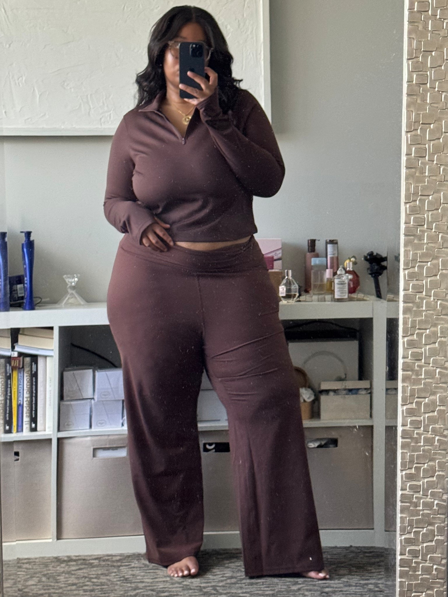 Espresso Brown lounge set so cozy! 🐻

#LTKStyleTip #LTKPlusSize #LTKMidsize