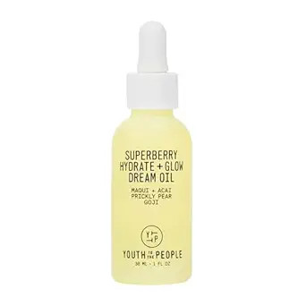 Youth To The People Superberry Hydrate + Glow Dream Face Oil - Revives Dull + Dry Skin, Boosts Ra... | Amazon (US)