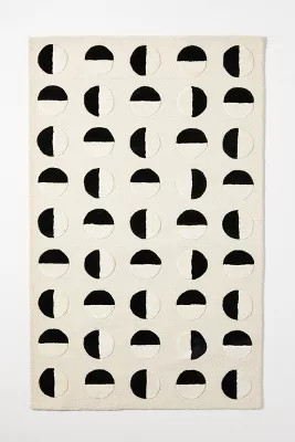 Hand-Tufted Lunar Eclipse Rug | Anthropologie (US)
