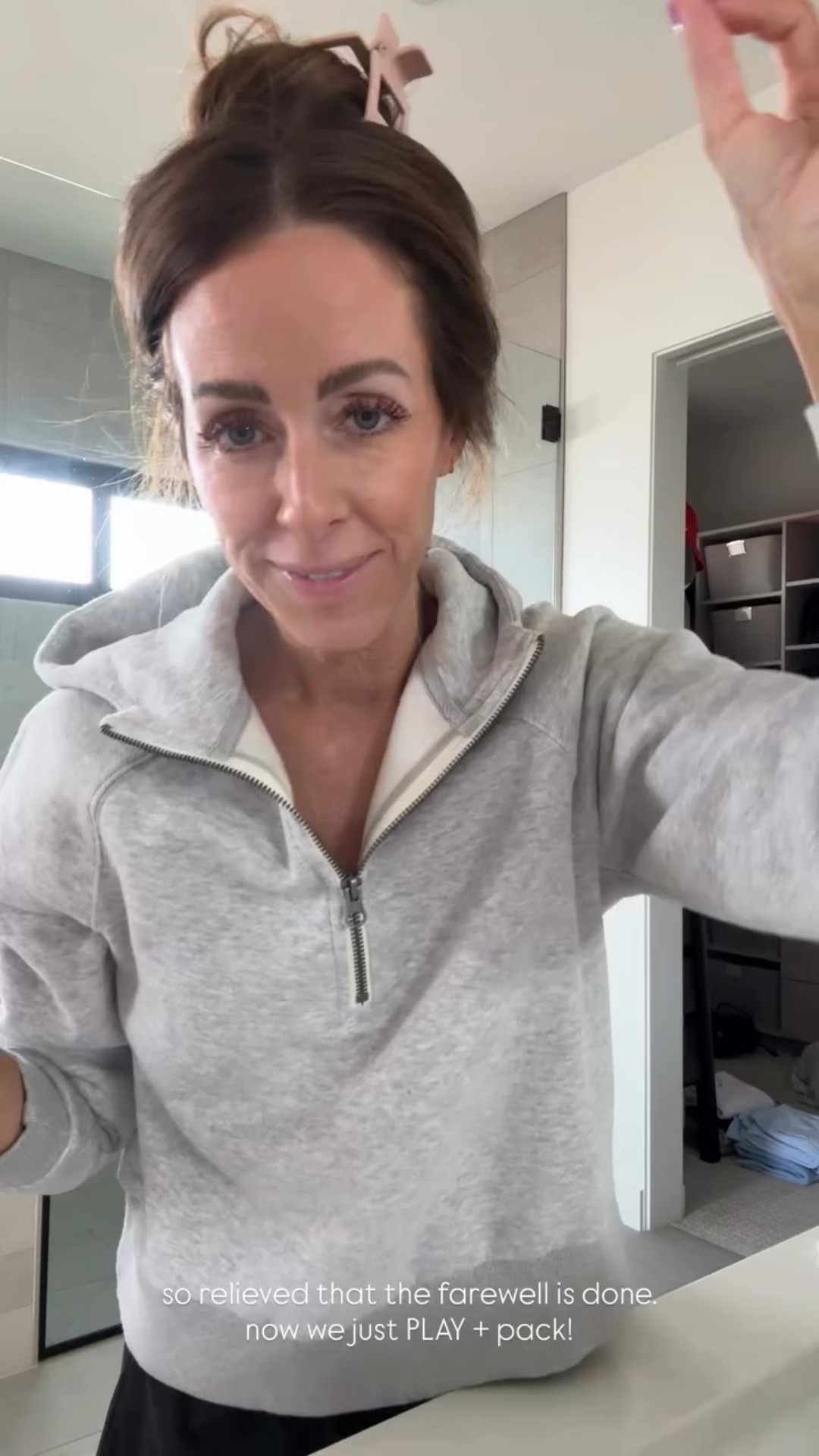 so relieved that the farewell is done. 
now we just PLAY + pack!