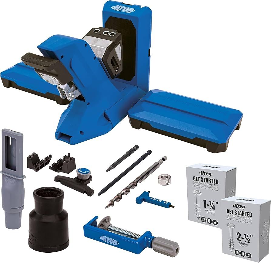 Kreg Tool KPHJ720PRO Pocket-Hole Jig 720 PRO - Easy Clamping & Adjusting - Includes Durable Kreg ... | Amazon (US)