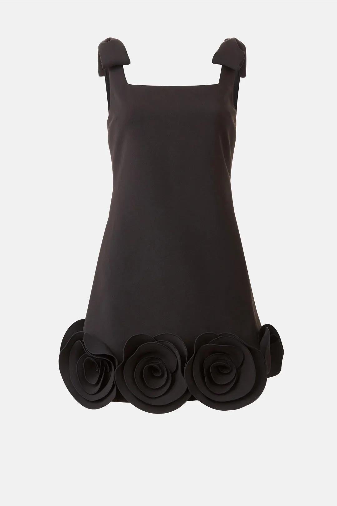 Crepe 3D Flower Mini Dress | Rent the Runway