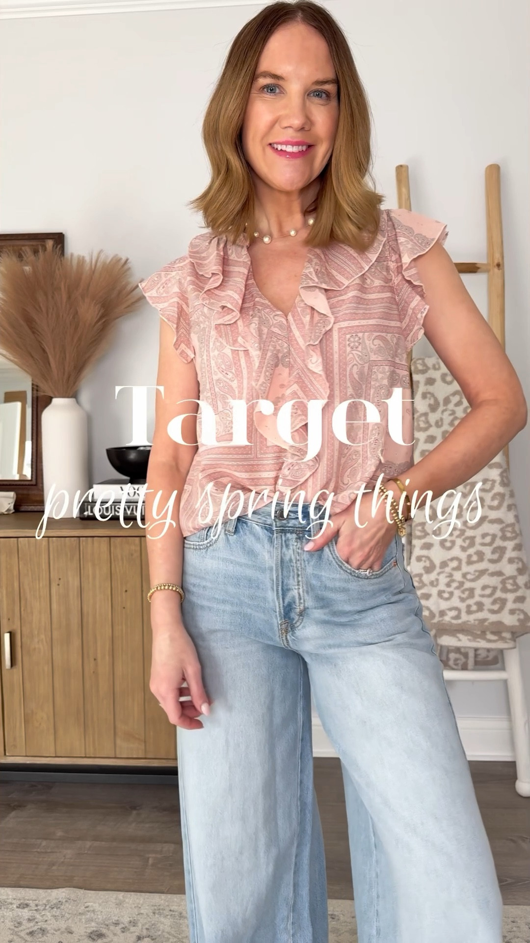 These beautiful tops are giving Anthro but are just $20! And my favorite wide leg jeans now come in this new light wash. Shoes and bags? Also Target! Perfect for so many spring occasions.

Spring outfit, Easter outfit, Mother’s Day outfit, wide leg jeans, floral top, ruffle top, target style, casual dressy, feminine style, over 40 style, spring tops, Target outfit, spring fashion trends

#LTKSeasonal #LTKOver40 #LTKFindsUnder50