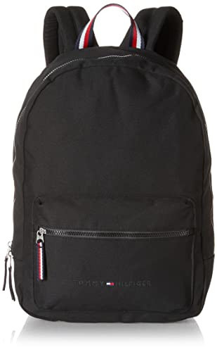 Tommy Hilfiger Mens Jackson Canvas Backpack, Black | Amazon (US)
