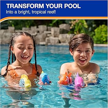 SwimWays Rainbow Reef Fish Toy, Kids Swimming Accessories & Water Toys, Learn to Swim Pool Toys f... | Amazon (US)