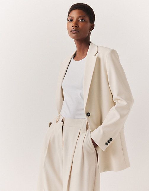 Relaxed Tailored Blazer | The White Company (UK)