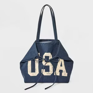 Americana USA Canvas Tote Bag - Wild Fable™ Blue | Target