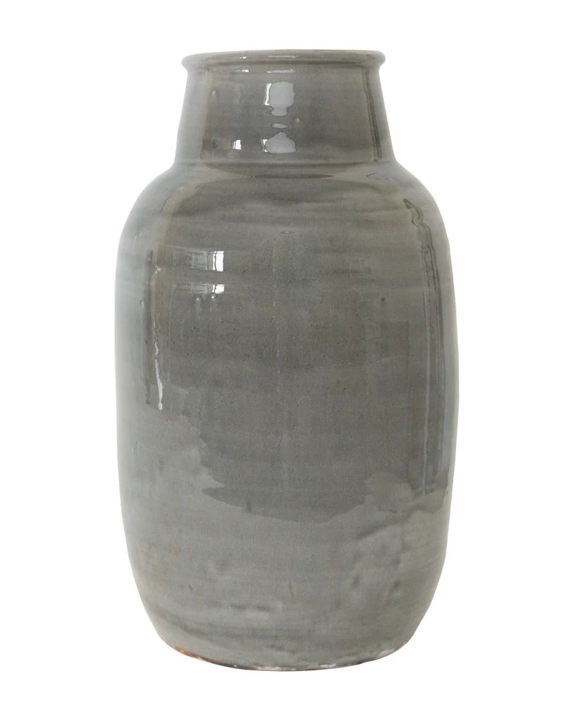 Glossy Gray Vase | McGee & Co.