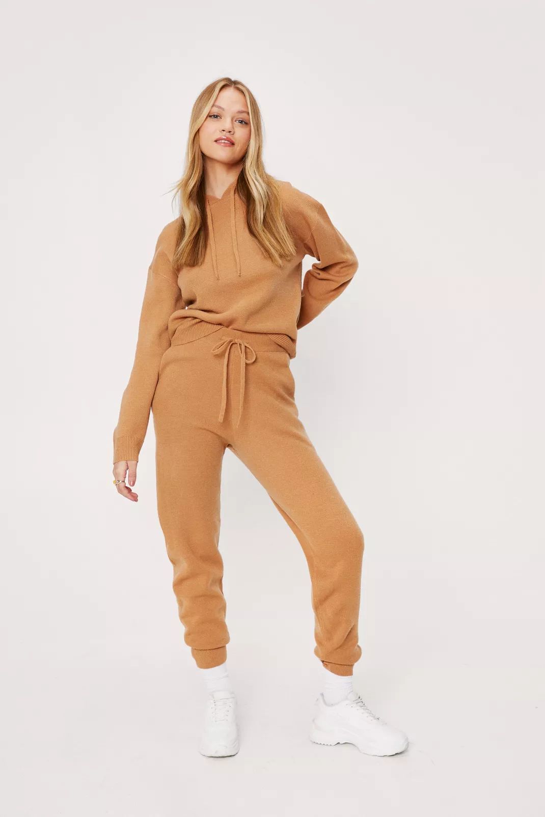 Soft Knit Hoodie and Jogger Set | Nasty Gal (US)