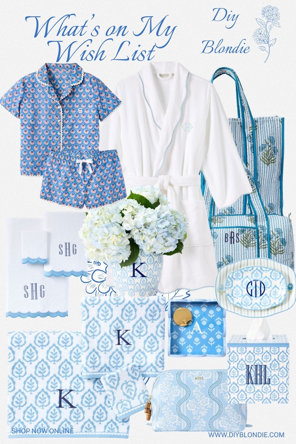 Monogram ideas!  

#grandmillenial #coastal #blueandwhite 

#LTKHome