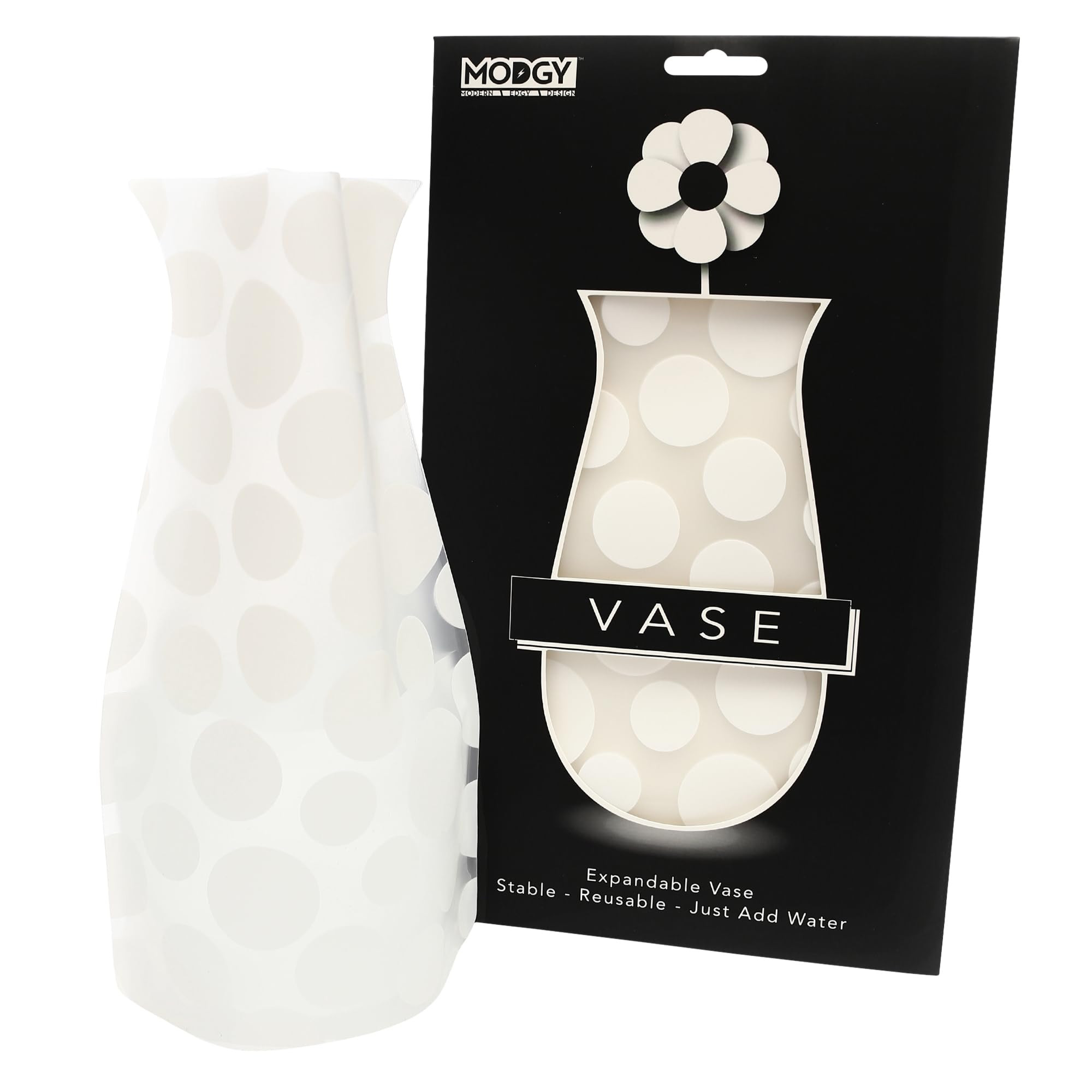 MODGY Expandable Flower Vase Plastic Decorative Modern Vases for Flowers Centerpieces Dining Tabl... | Amazon (US)