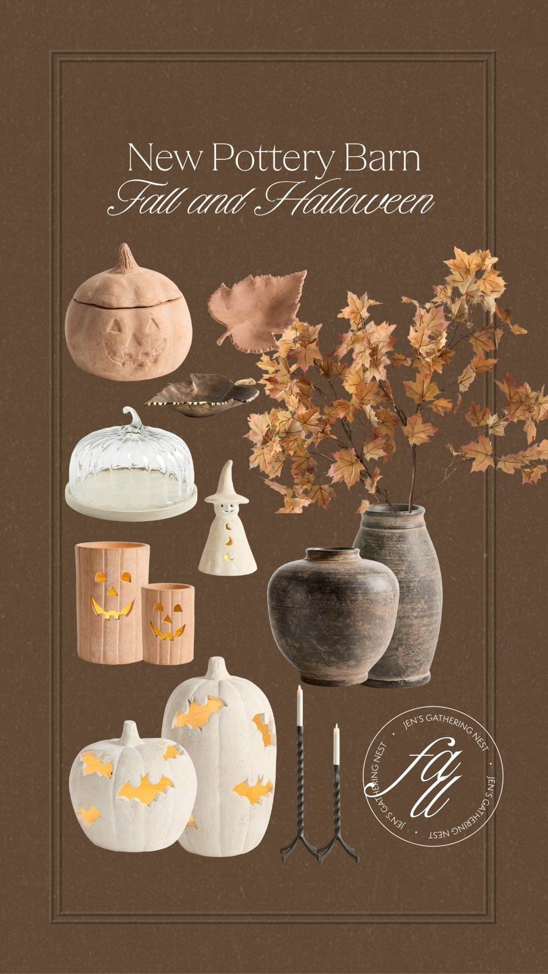 Pottery Barn just dropped the prettiest fall + Halloween decor 🎃🍂 These pieces are the perfect mix of cozy, moody and elevated for decorating all season long. 🤎 

 #potterybarn #falldecor #halloweendecor #fallhome #fallfinds #halloweenhome #autumndecor #cozyhome #seasonaldecor

#LTKSeasonal #LTKHome