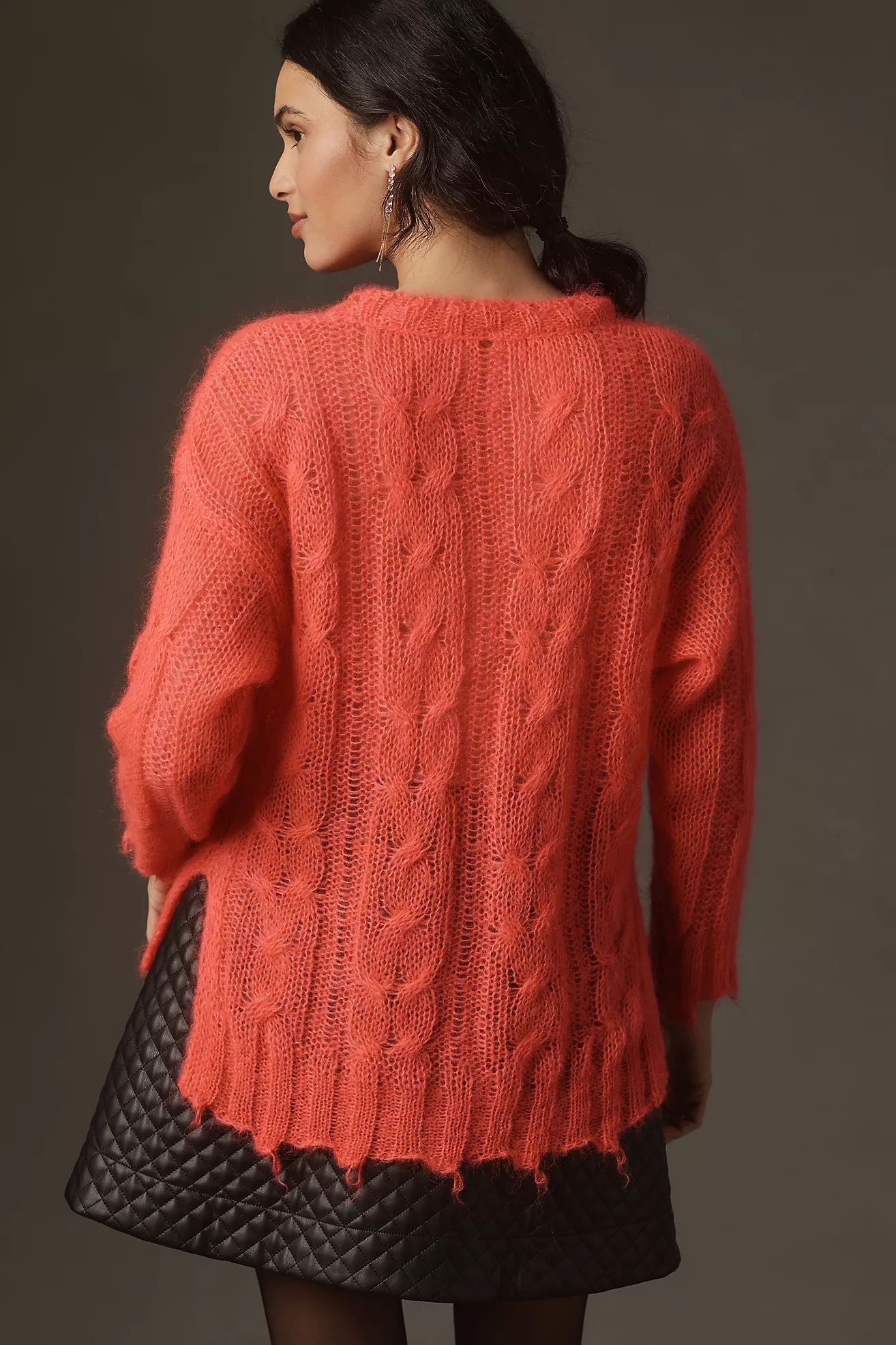 The Posey Stitchy Distressed Sweater | Anthropologie (US)