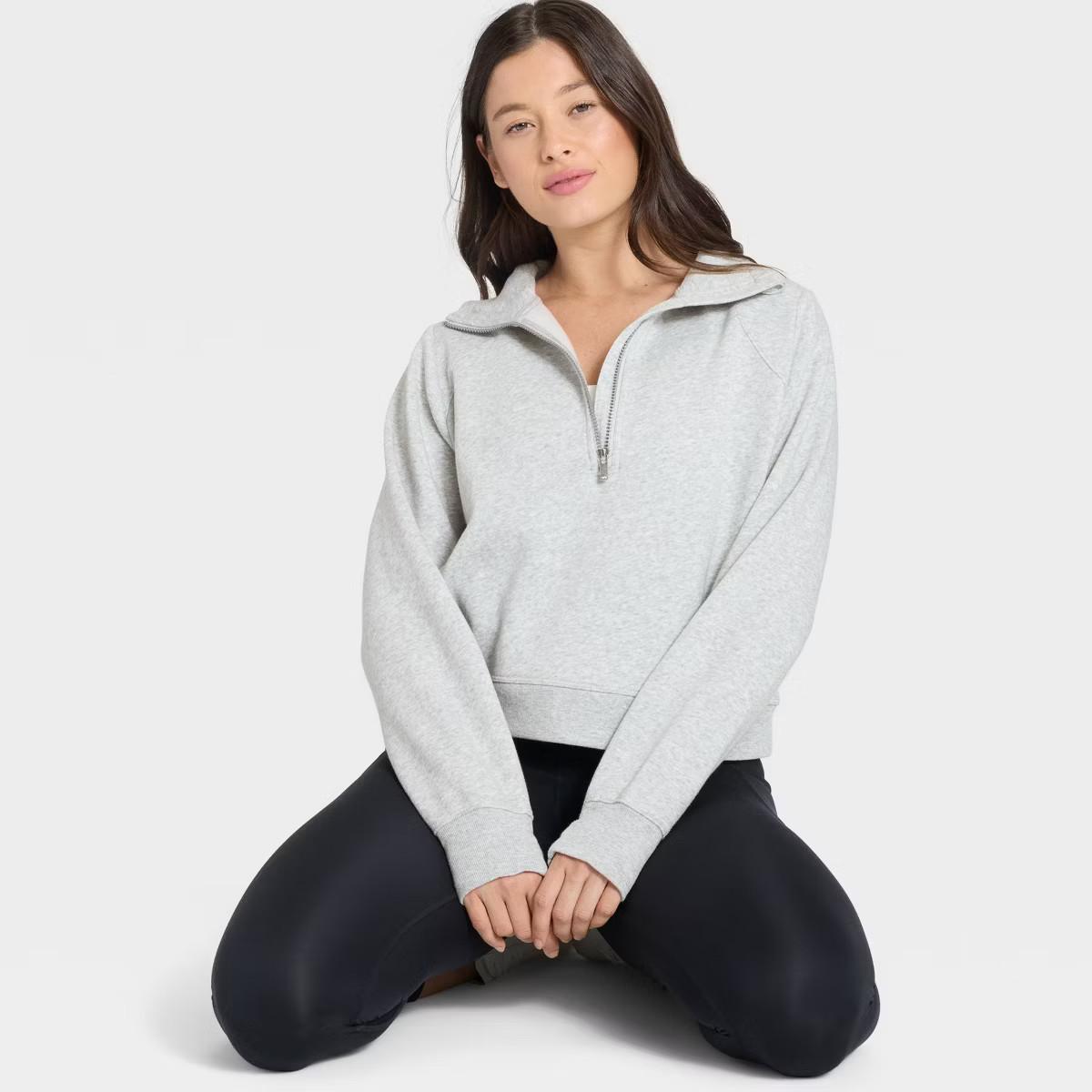 Women's Active Comfort 1/2 Zip Pullover Fleece Sweatshirt - All In Motion™ | Target